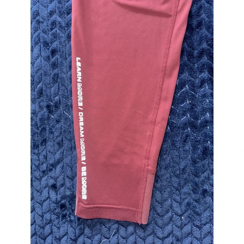 ALPHALETE Mens Red Jogger Leggings Casual Training Gym‎ Outdoor Size L